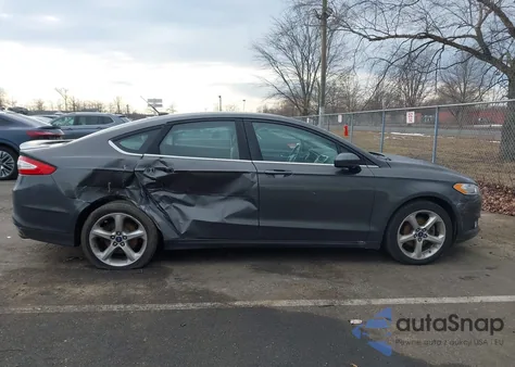 2016 Ford Fusion S из США, поврежденный, VIN 3FA6P0G71GR295280